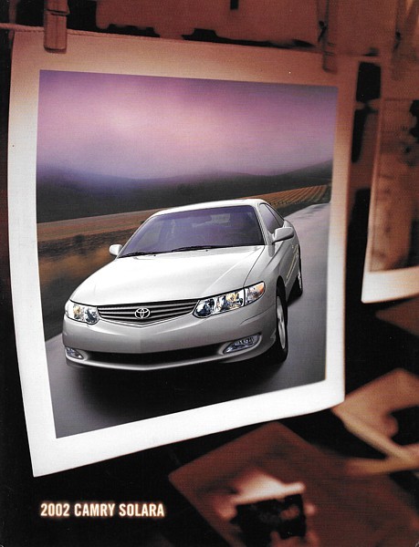 Primary image for 2002 Toyota CAMRY SOLARA sales brochure catalog 02 US SE SLE V6