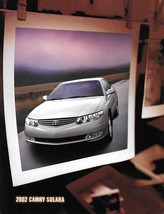 2002 Toyota CAMRY SOLARA sales brochure catalog 02 US SE SLE V6 - $8.00