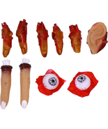 10 Pcs Halloween Props Scary Creepy eye ball Prank Toys Horror Party Dec... - $259.91 MXN