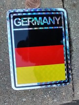 Small 4X3&quot; Decal Sticker Reflective Foil GERMANY - $5.86