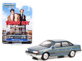 1986 Ford Taurus Blue Metallic &quot;Zalinsky Auto Parts&quot; Crash Test Vehicle &quot;Tomm... - £15.74 GBP