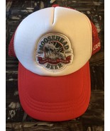 MOOSEHEAD CANADIAN BEER  TRUCKER/BASEBALL CAP HAT RED KARBON MED/LG BRAN... - $31.89 CAD