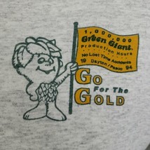 Vtg Jolly Green Giant T Shirt Lil Sprout Hanes USA 50/50 Gray Mens L Pap... - $42.66