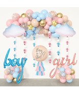 Ouddy Party Gender Reveal Decorations, Pastel Pink And Blue Nude Confetti - $44.98