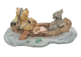 Pow Wow Bears Fishing Fun Beauchamp Studio Limited Edition Resin 2.5&quot; Fi... - $9.89