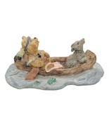 Pow Wow Bears Fishing Fun Beauchamp Studio Limited Edition Resin 2.5&quot; Fi... - $9.89