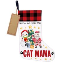 TSUYAWU Cat Mama Christmas Stocking Holiday Decoration 18x12 Inch - €3,53 EUR TSUYAWU Cat Mama Christmas Stocking Holiday Decoration 18x12 Inch - €3,53 EUR