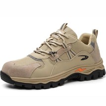 Breathable Safety Shoes for Man Steel Toe Sneaker Puncture Proof Work Safety Boo - £55.97 GBP
