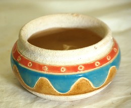 Southwest Style Pottery Bowl Garden Planter Pot - £10.07 GBP