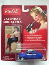 Coca-Cola Johnny White Lightning 49 1949 Mercury Blue Calendar Girl DieCast 1/64 - £24.96 GBP