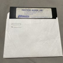 Practical Modem 1200 Practical Pheripherals software vintage 1985 - $7.40