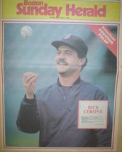 Boston Red Sox Rick Cerone 1988 Boston Herald Poster ! - £3.94 GBP