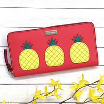 Kate Spade How Refreshing Pineapple Leather Neda Wallet MSRP $249 - £88.83 GBP