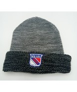 New York Rangers Cuffed Beanie Winter Gray Hat - $16.83