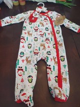 Baby Essentials 9 Month Girls Sleep suit Christmas With Bow - $20.67
