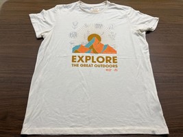 Marine Layer Respun “Earth Day 2021” Men’s Beige T-Shirt - XL - $16.99