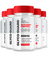 (5 Pack) Glyco Guard Blood Sugar, Glycoguard Glycogen Supplement (300 Ca... - £99.72 GBP