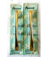 Amerock Mid Century Heirloom Drawer Pulls 2 Cabinet Pulls Polished Brass... - $25.90 CAD