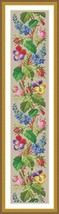 Berlin Woolwork Floral Border 1 Panel Cross Stitch PDF Pattern - $5.00