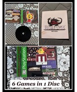 Ms Pac man Vol.3 PS1 Greatest Hits 6 Games in 1 Disc Complete Namco Museum - $307.07 MXN