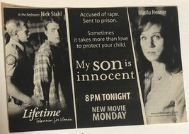 My Son Is Innocent Vintage Tv Guide Print Ad Nick Stahl Marilu Henner TPA22 - $5.93