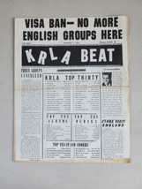 KRLA BEAT NEWSPAPER February 5, 1965 VISA Ban-No More English Groups Here - $18.98