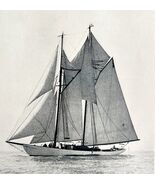 The Zodiac Yacht Sailboat King&#39;s Cup 1928 Race To Spain Nautical Print DWS2 - $368.75 MXN