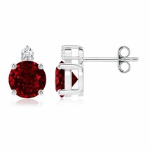 Authenticity Guarantee

ANGARA 2.07 Ctw Ruby Stud Earrings with Diamond in Si... - $1,106.22+