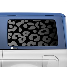 Fits Ford Bronco 2021 - 2023 Window Leopard Cheetah Print Cow Decal Sticker - £47.95 GBP