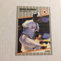 1989 Fleer Baltimore Orioles Hall of Famer Eddie Murray Trading Card #611 - £2.35 GBP