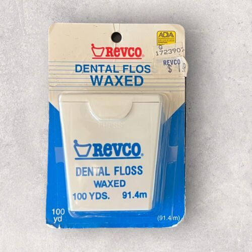 Primary image for 1 x Vintage Revco Dental Floss Waxed New Old Stock In Original Packaging