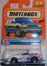  Matchbox 2000 Police Patrol &quot;Camaro Police Car&quot; #89 Mint On Sealed Card - $4.00