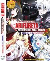 DVD Anime Arifureta Shokugyou De Sekai Season 1+2 (Vol.1-25 End) English Dubbed - £58.84 GBP