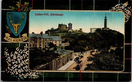 Clan Mackenzie Tartan Calton Hill Edinburgh Scotland UNP Unused DB Postcard L9 - £6.97 GBP