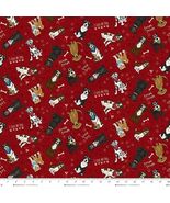 Cotton Home is Where the Dog is Puppies Pets Fabric Print by Yard D763.97 - $14.95