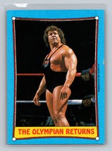 The Olympian Returns #45 1987 Topps WWF Ken Patera - £1.56 GBP