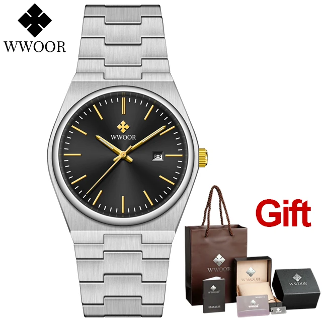 Mens Watches  Luxury Quartz Watch For Men Automatic Date Stainless steel 5Bar Di - £59.25 GBP