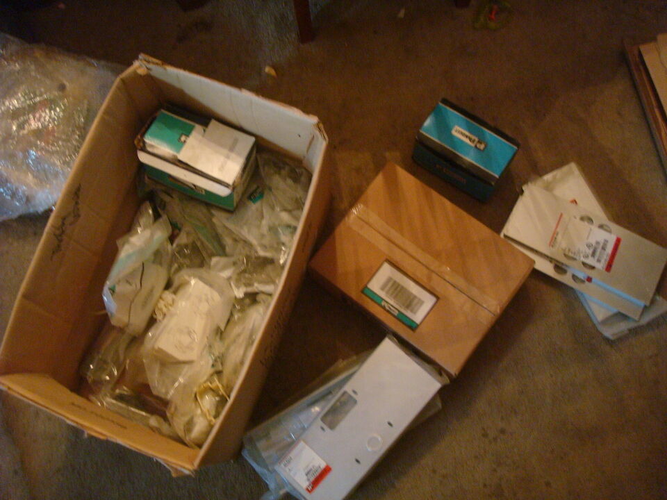 HUGE LOT of Panduit &amp; Wiremold Pan-Way Fittings/Part/Covers/Brackets/Ret... - $136.79