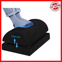 Ergonomic Foot Stool for Desk with Two Heights, Non-Slip, and Machine Wa... - $665.36 MXN