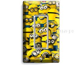 Cute Despicable Me Crazy Funny yellow Minions GFCI light switch cover pl... - €10,35 EUR