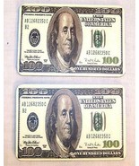 12 HUNDRED DOLLAR BILL MAGNET ADDRESS BOOK cards books name card note wa... - $12.34
