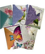 Lot of 5 New Beginnings Birthday Greeting Cards with Decorated Envelopes - $9.90