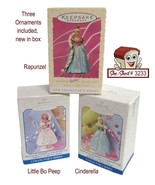 Lot of 3 Barbie Children&#39;s Storybook Hallmark Keepsake Ornament NIB - £19.50 GBP
