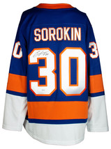 Ilya Sorokin Firmado New York Islanders Camiseta Hockey Fanáticos - £271.37 GBP