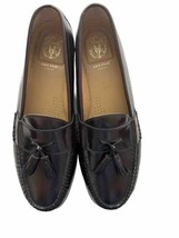 Cole Haan 12 M Pinch Tassel Loafers cordovan burgundy Men&#39;s hand-sewn shoes - £63.94 GBP