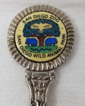 San Diego Zoo California Spoon Souvenir Wild Animal Park 1960s Vintage - £9.03 GBP