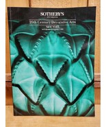 Sotheby&#39;s 20th Century Decorative Arts, New York, Saturday, November 7, ... - $26.21 CAD