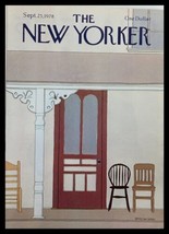 COVER ONLY The New Yorker September 25 1978 Chairs by Gretchen Simpson No Label - £11.30 GBP
