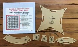 Betty Boyink Double Wedding Ring Crafting Quilting Templates Pattern Ste... - $79.99