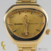 Vintage Rado NCC 444 Gold Plated Automatic Women's Watch 558.3018.2 - $654.89